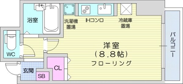 西１１丁目駅 徒歩5分 6階の物件間取画像